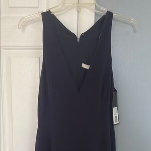 Halston Navy Blue Dress